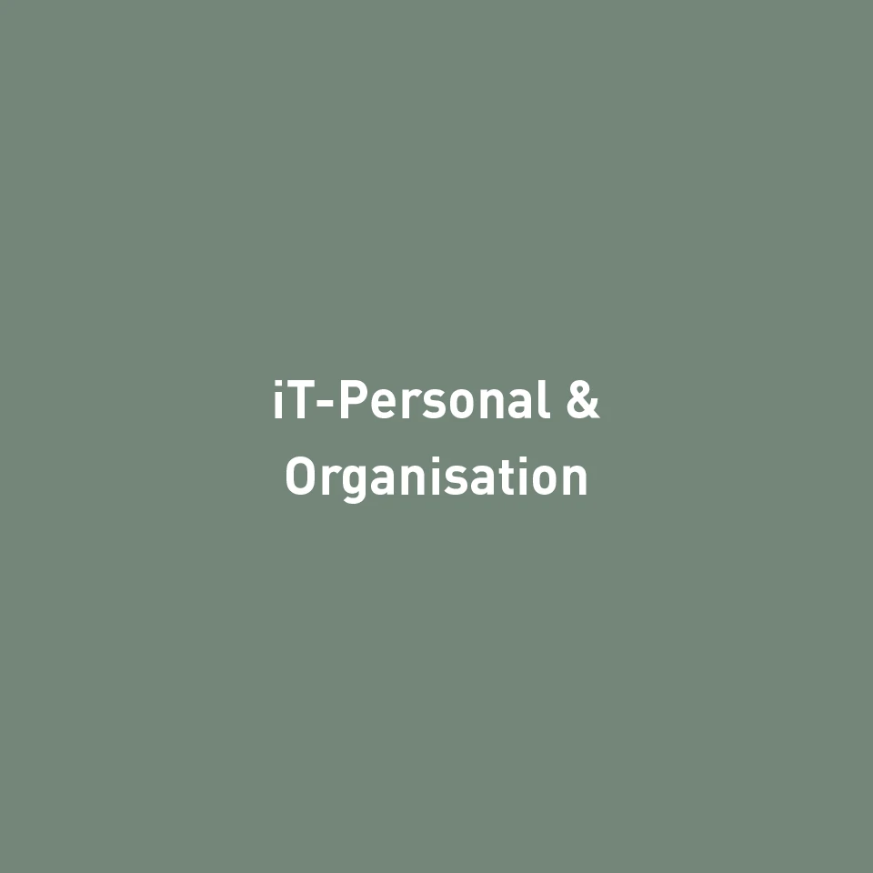 iT-Personal & Organisation
